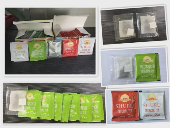 健康茶のための内側と外側のティーバッグのDessionパッキングマシン