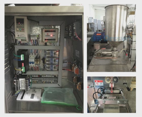 Dession 蜂蜜棒包装机（附带用于三边封口的迷你袋包装机