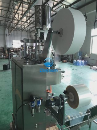 Dession 茶の包装機械は小袋に雑草を植えました