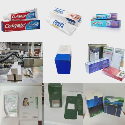 Dession Wholesale 全自动开盒制盒贴画机 For Toothpaste