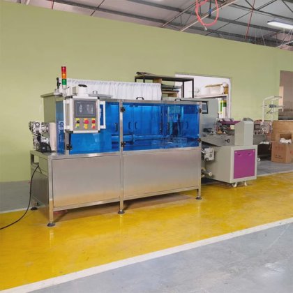 用于卫生包装的 Dession 不锈钢水烟包装机