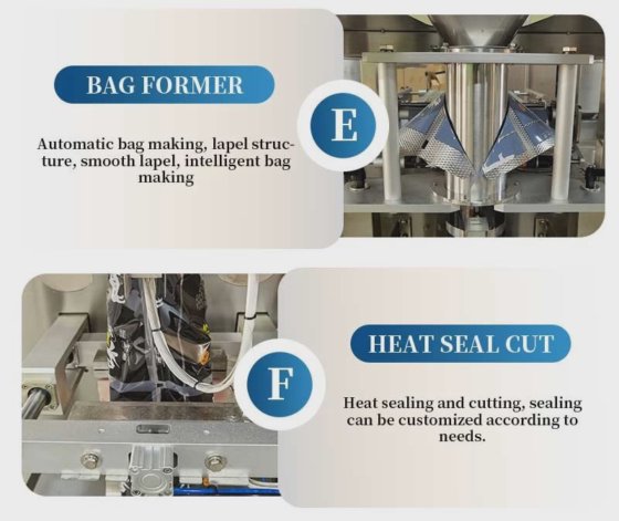 Dession高速広葉樹ペレット包装機 中国工場