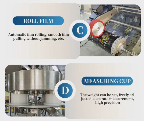 Dession 自動 BBQ の木製の餌の包装機械の価格