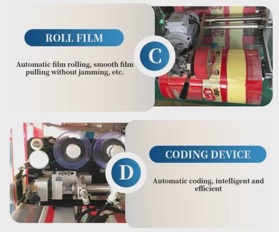 Dession 半自動バケット エレベーター顆粒マカロニ パスタ包装機価格