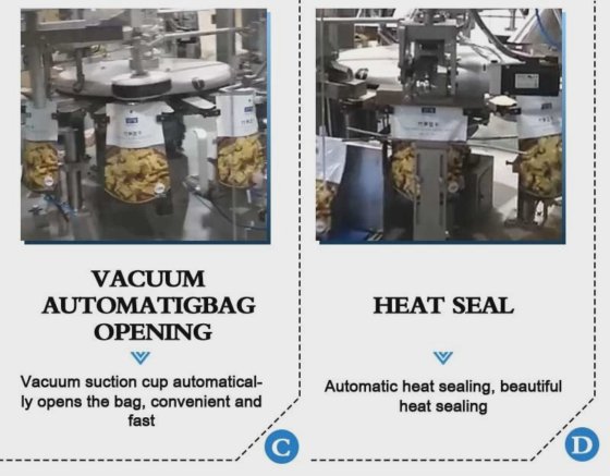 Dession 全自动高速 Moringa 粉预制袋包装机粉末包装解决方案