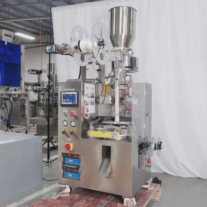 经 CE 认证的 Dession 三角形尼龙内袋茶叶包装机