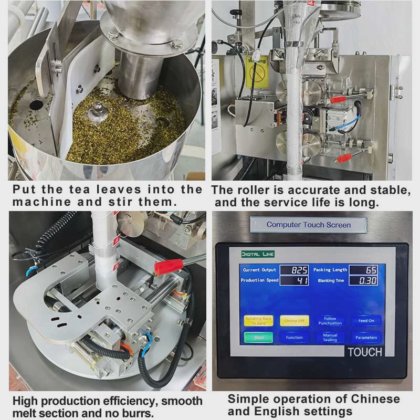Dessionのセリウムは三角形のナイロン内袋のティーバッグの包装機械を承認した