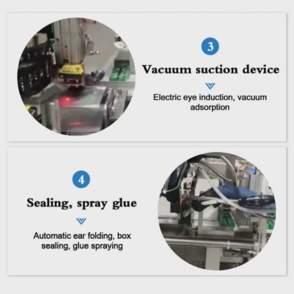 用于高效包装的 Dession 先进信封包装机 中国制造