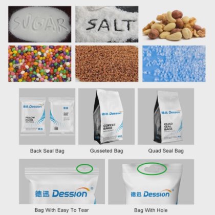 Dession 稳定型全自动多功能圆形/软糖/巧克力包装机