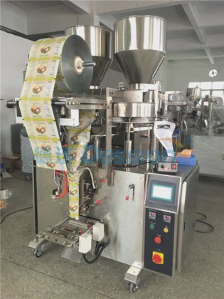 大米和小麦混合材料塑料 4 面包装机（带 2 杯计量装置