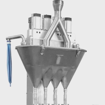 用于包装粉末的 Dession 全自动四边封多线包装机