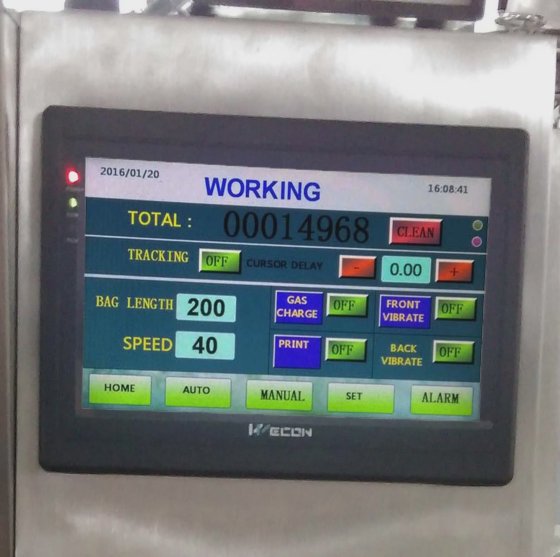 Dession 50g - 250gのカシューナッツの粒状の小袋のパッキング機械