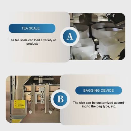 Dessionの自動茶真空パッキング機械 中国の製造業者の真空パッキング機械価格