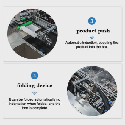 用于高效包装的 Dession 切割式片剂装盒机 中国工厂
