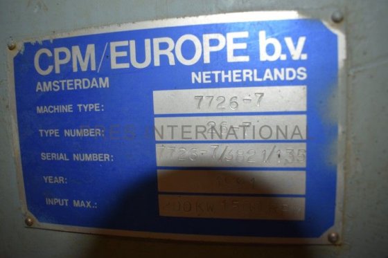 Pelletpresse CPM 7726-7