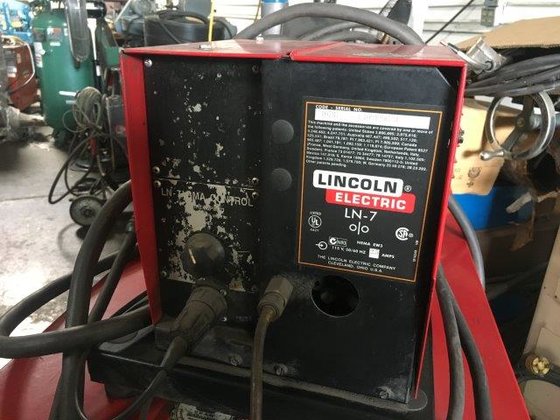 400 Amp Lincoln Cv 400 Idealarc Mig Ln7 Wire Feeder 4803 In