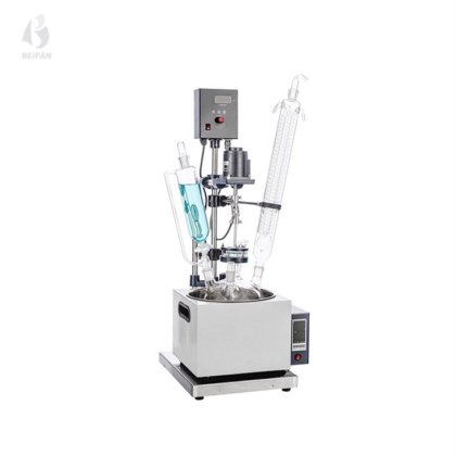 5L 単層ガラスリアクター