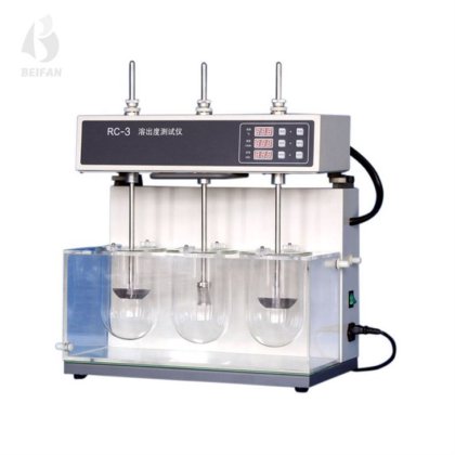 Drei Gefäße Dissolution Tester