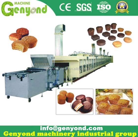 stainless steel cake bakery equipment from mixing to packing in Shanghai, China