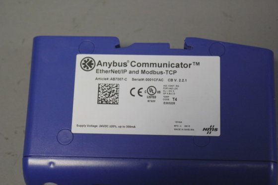 ANYBUS ETHERNET/IP & MODBUS-TCP COMMUNICATOR