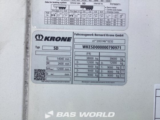 Krone 冷藏半挂车