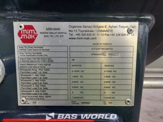 MIM-MAK 液化石油气运输罐半挂车