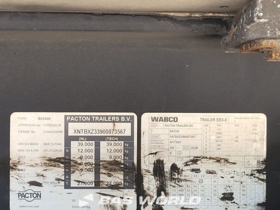 パクトン・サーモキング SLXe 300 ウィスパー・プロ 冷蔵セミトレーラー