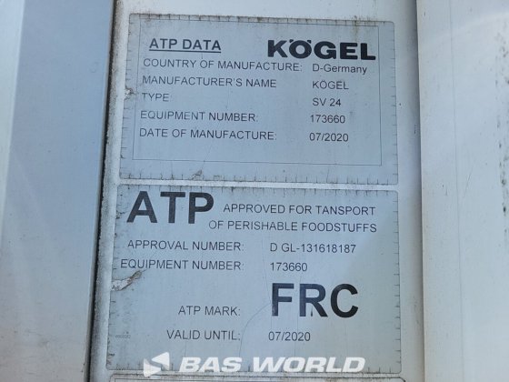 科格尔冷藏半挂车