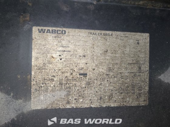 クローネキャリアベクター 1950Mt 冷蔵セミトレーラ