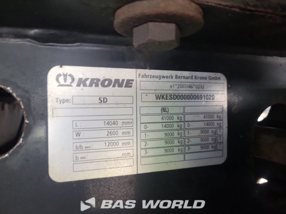 クローネキャリアベクター 1950Mt 冷蔵セミトレーラ