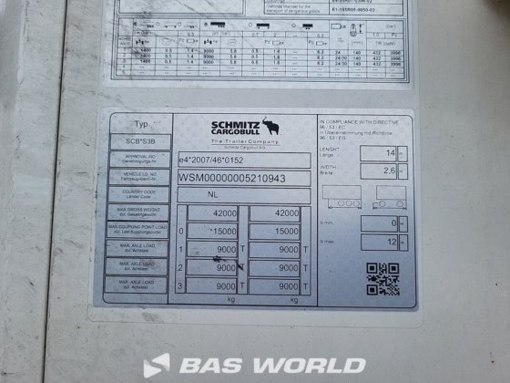 施密茨冷藏半挂车