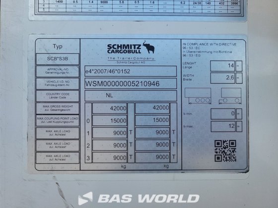 施密茨冷藏半挂车