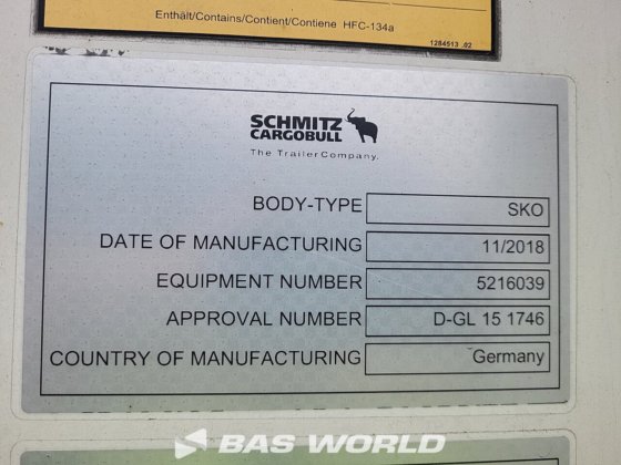 施密茨开利 1950MT 冷藏半挂车