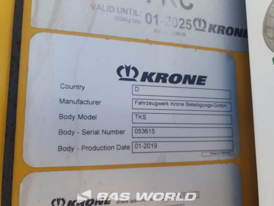 クローネ冷凍セミトレーラ