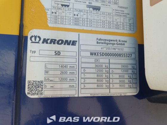 クローネ冷凍セミトレーラ