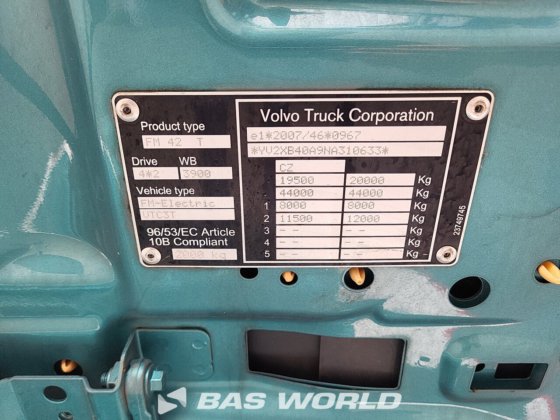 ボルボFM電動4X2トラクターユニット