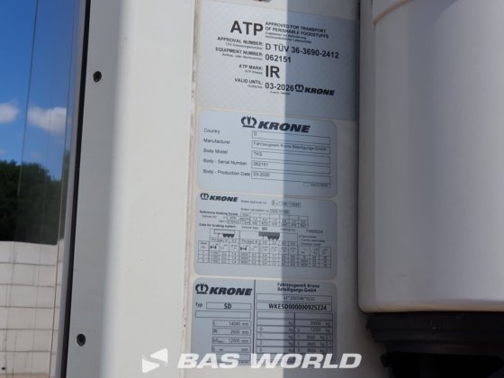 Krone 冷藏半挂车