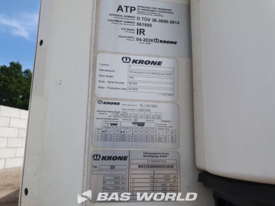 クローネ冷凍セミトレーラ