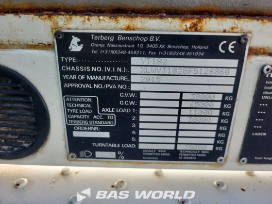 テルベルグ YT 182 ターミナルトラクター