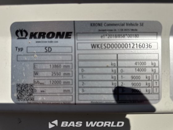 クローネ・クローズドボックス・セミトレーラー