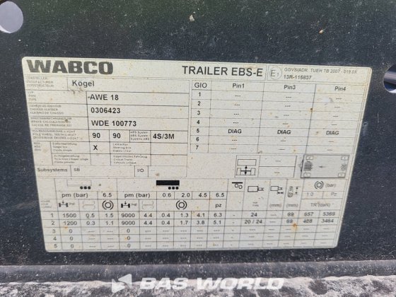 Kögel 交换车身拖车