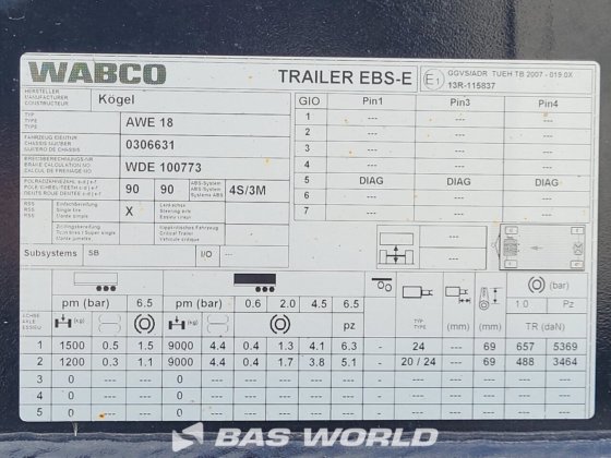 考格尔集装箱底盘