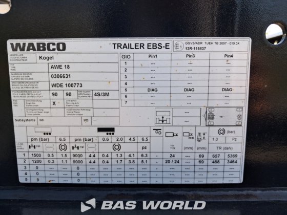 考格尔集装箱底盘