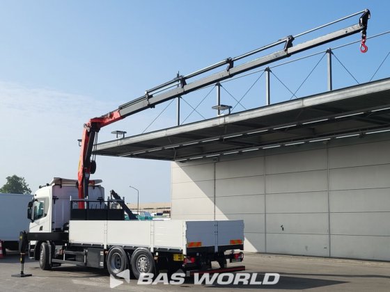 スカニア G410 6X2 パルフィンガー 平床トラック
