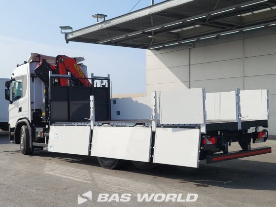 スカニア G410 6X2 パルフィンガー 平床トラック