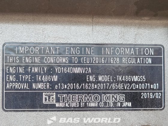 チェロー サーモキング SLXi 300 冷蔵セミトレーラー