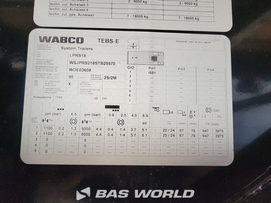 システムトレーラーカーテンサイドセミトレーラー