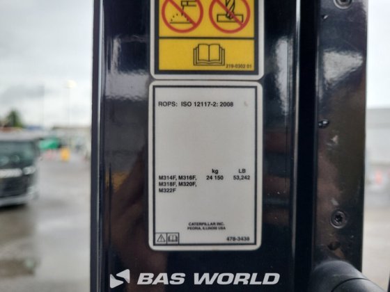 キャタピラーM320 Fホイールショベル