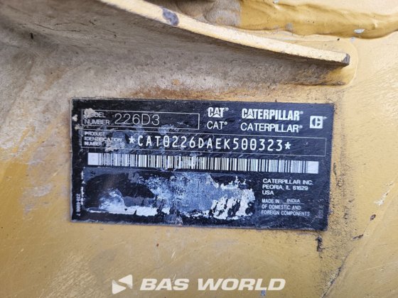 卡特彼勒 226 D3 滑移装载机