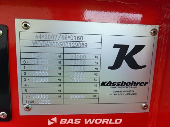 Kässbohrer 低装载半挂车